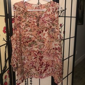 Violet and Claire cold shoulder blouse